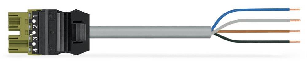 Wago konfektionierte Anschlussleitung;Eca;Stecker/offenes Ende;hellgrün - 771-9994/206-105 - 1 Stück