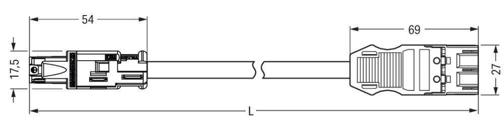 WAGO GmbH & Co. KG konfekt. Übergangsleitung 774-9973/1506-505
