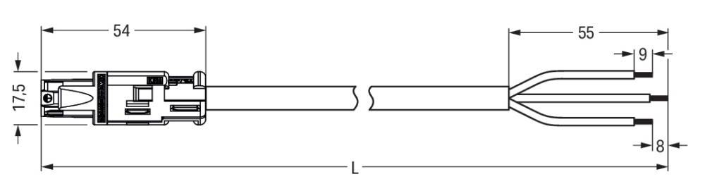 WAGO GmbH & Co. KG konfekt. Anschlussleitung 774-9993/117-301