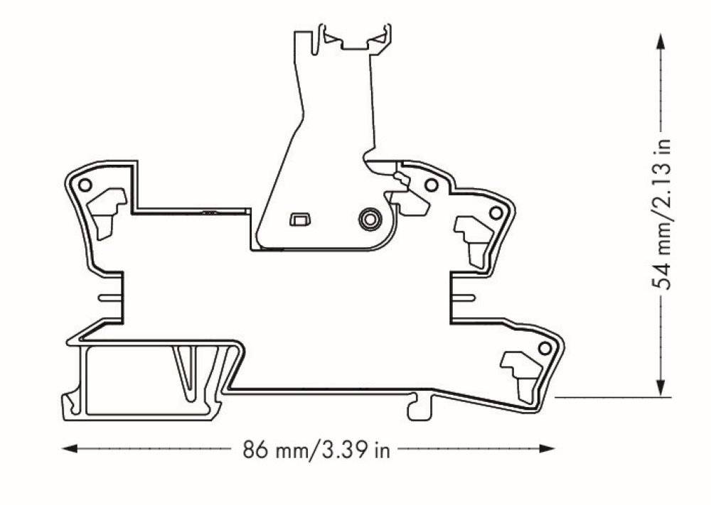 Wago Relaismodul;Eingangsnennspannung AC 230 V;2 Wechsler;grau - 788-516 - 20 Stück