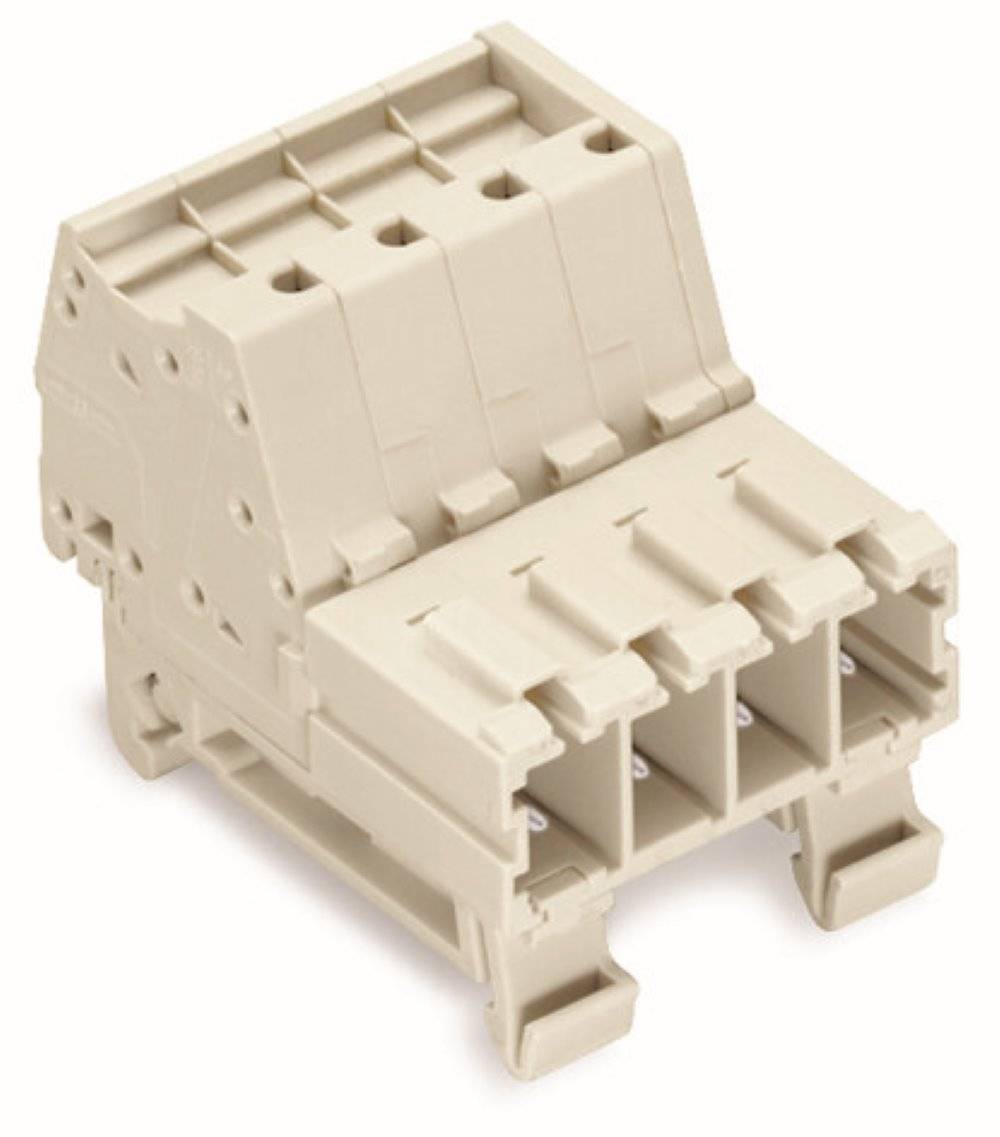 Wago 1-Leiter-Stiftleiste;Push-in CAGE CLAMP®;10 mm²;lichtgrau - 831-3208/000-9034 - 12 Stück