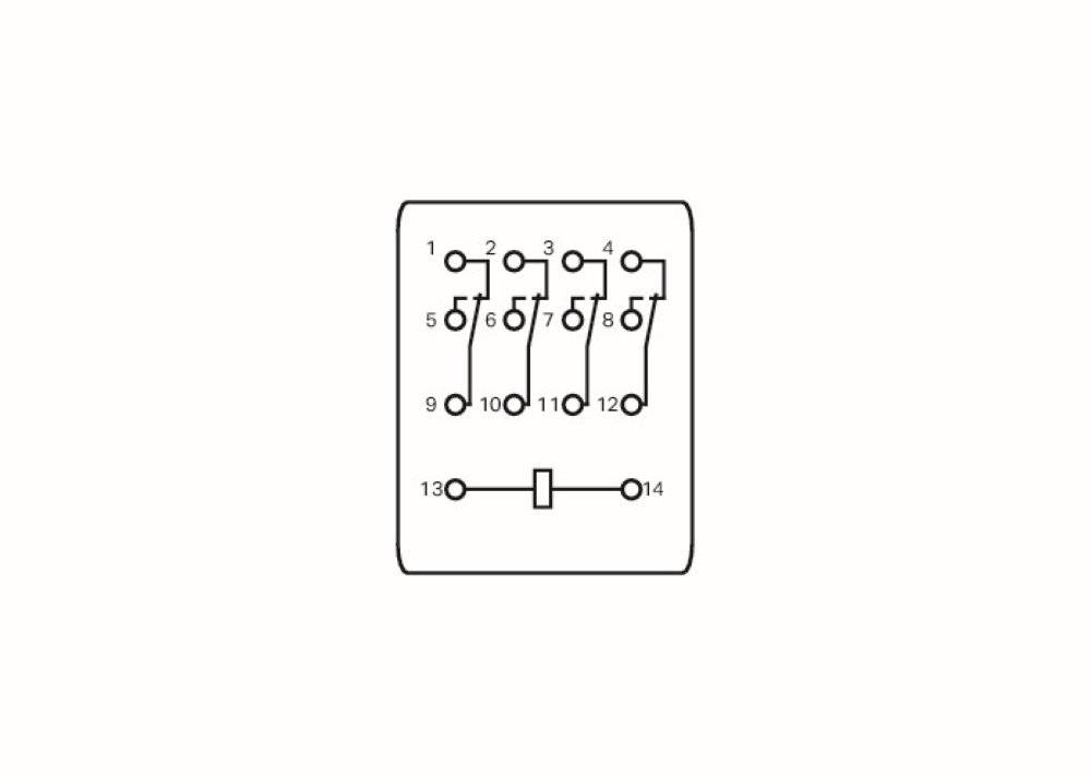 Wago Elementarrelais;Eingangsnennspannung DC 24 V;4 Wechsler; - 858-152 - 3 Stück