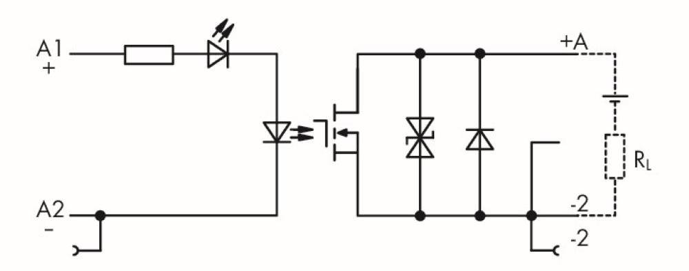Wago Optokopplermodul;Eingangsnennspannung DC 24 V;Ausgangsspannungsbereich DC 3 … 30 V;grau - 859-730 - 10 Stück