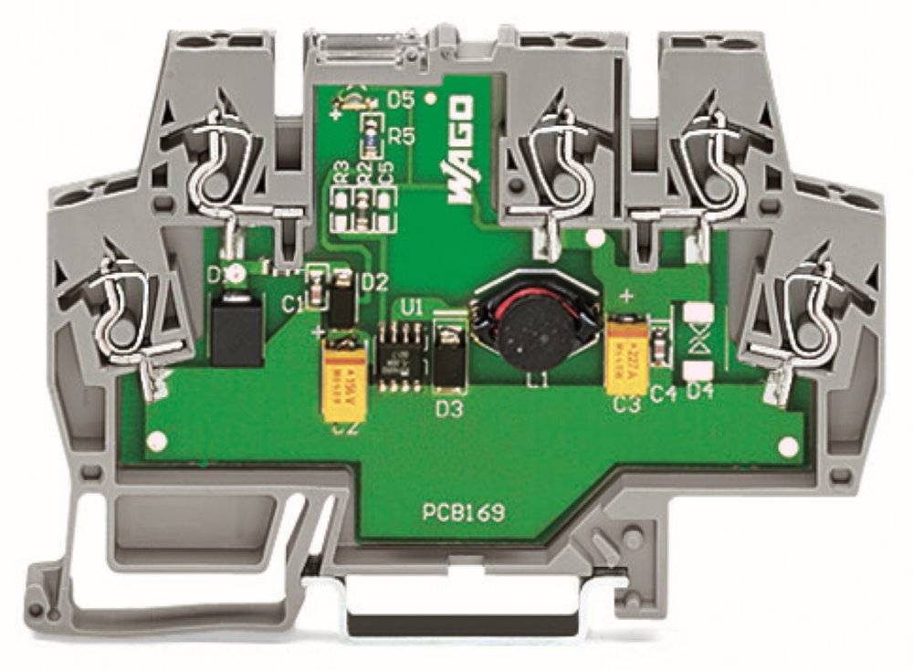 Wago DC-DC-Wandler;Eingangsspannung DC 24 V;Ausgangsspannung DC 10 V;grau - 859-802 - 10 Stück