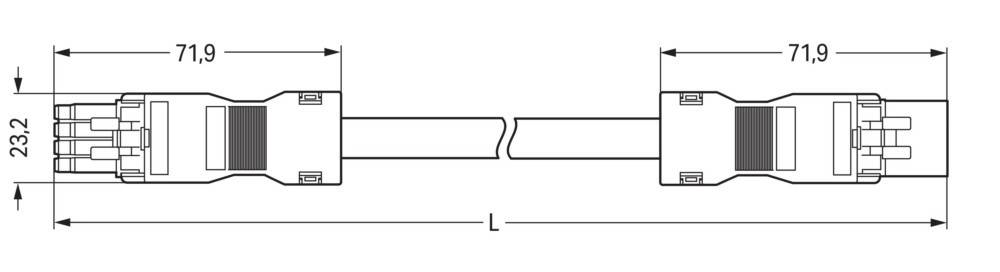 WAGO GmbH & Co. KG konfekt.Verbindungsleitung 891-8994/006-801