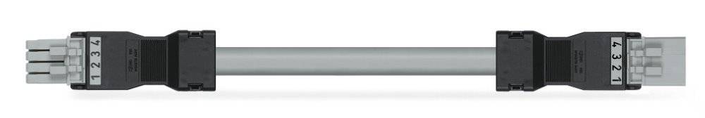 Wago konfektionierte Verbindungsleitung;Eca;Buchse Stecker;grau - 891-8994/005-303 - 1 Stück