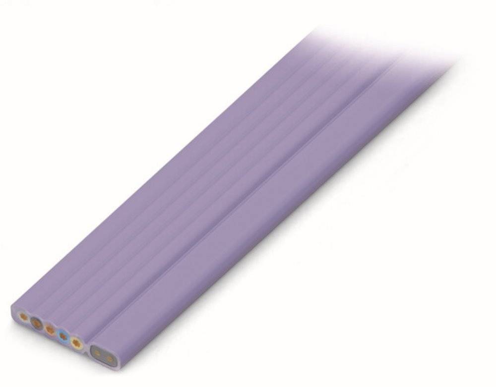 Wago Flachleitung;Cca;5G2,5 mm² + 2 x 1,5 mm²;violett - 897-262 - 1 Stück