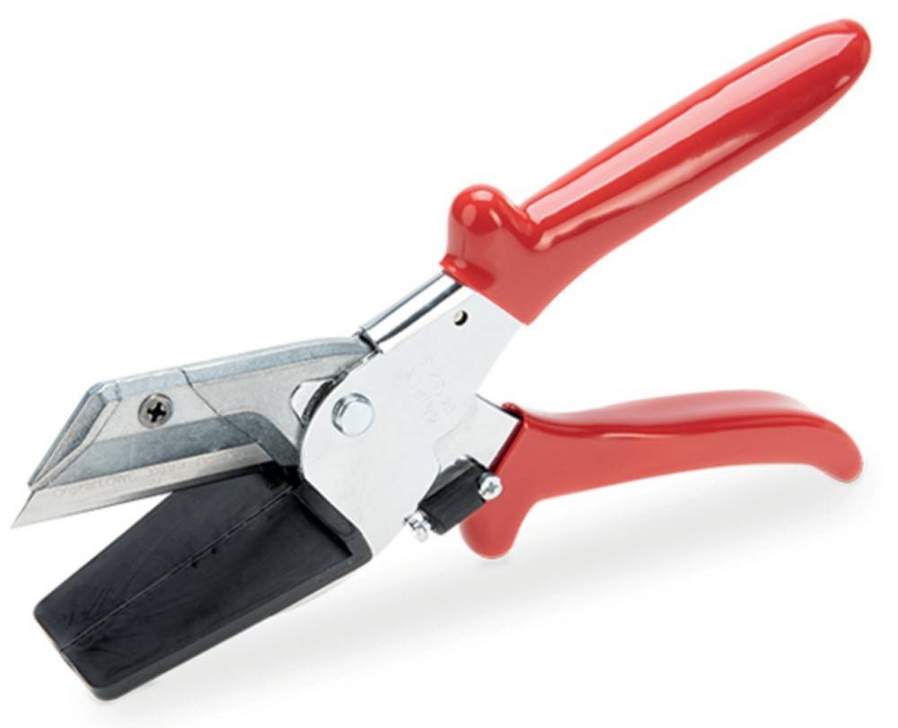 Roter Handlocher mit Metallkopf und schwarzem Stanzbereich, entwickelt zum präzisen Stanzen von Löchern in Papier oder dünnen Materialien.