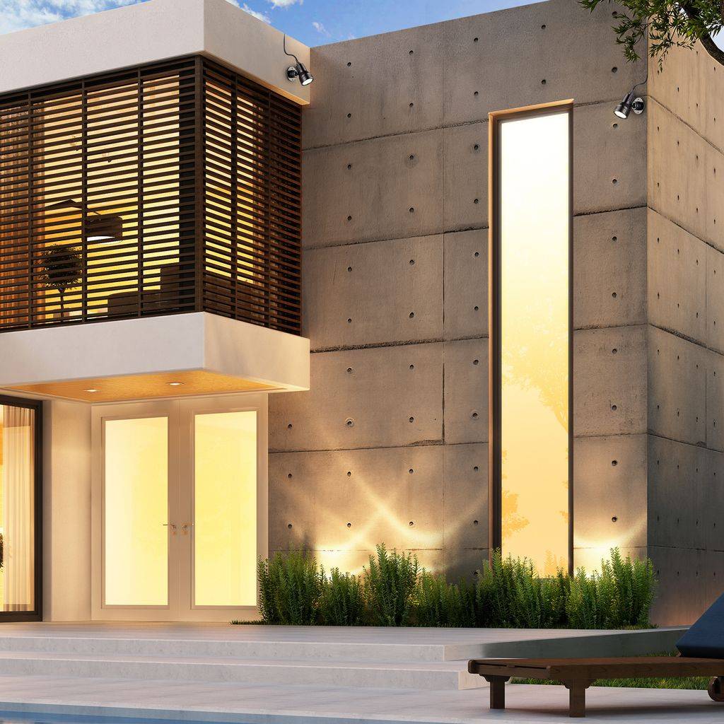 2x Gartenstrahler LED Erdspieß IP44 Außenstrahler Halogen Strahler Spießstrahler