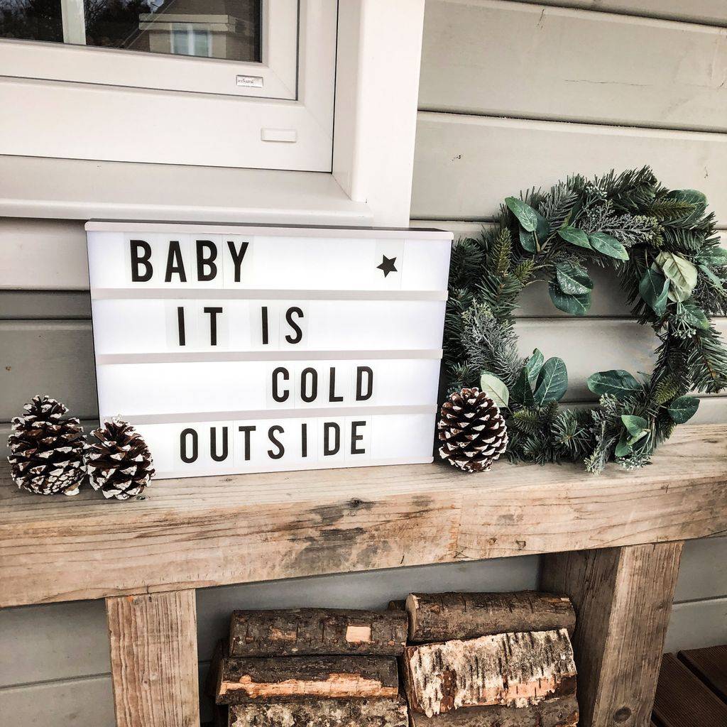 B.K.Licht LED Lightbox XXL Lichtbox Leucht-Kasten Dekolicht LED-Schild Kino-Leuchte A3 SET