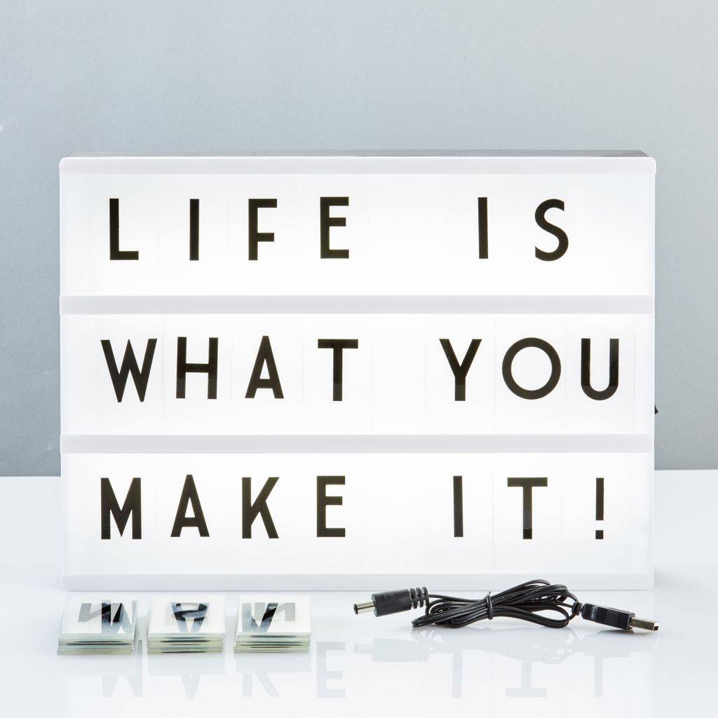 Lichtbox Lightbox LED Leuchtbox Deko-Leuchtschild Leuchttafel Lichtkasten A3, A4