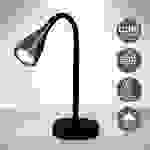 LED Tischlampe Leuchte Schreibtisch Lampe Nachttisch 5W Büro Leselampe 230V schwarz
