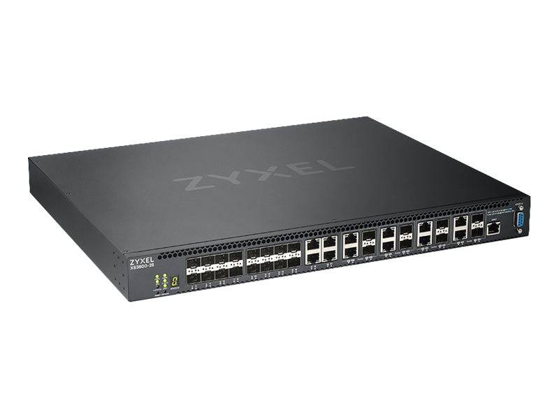 ZyXEL XS3800-28 MultiGig Switch 28-Port L2+ mgd MultiGig 8x