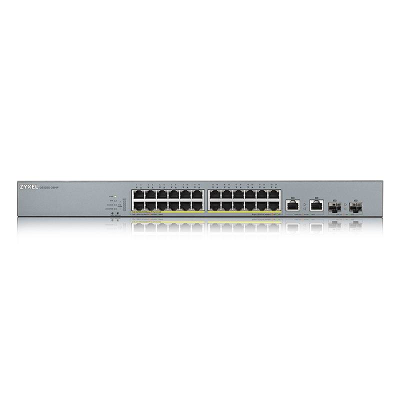 Switch 26x GE GS1350-26PoE große Reichweite 375W Managed