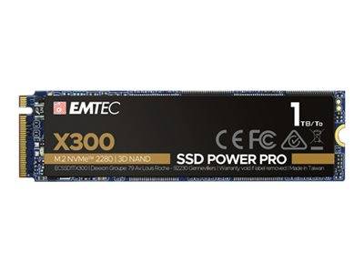 EMTEC Power Pro X300 - 1 TB SSD - intern - M.2 2280 - PCI Express 3.0 x4 (NVMe)