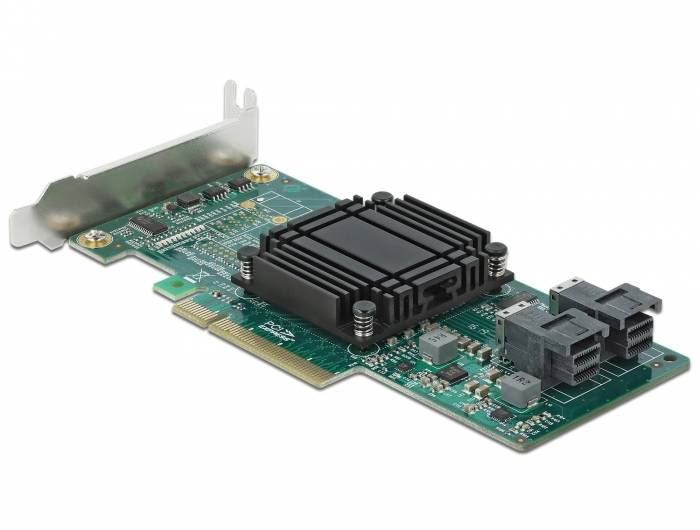 DeLOCK PCI Express x8 Card to 2 x internal SFF-8643 NVMe
