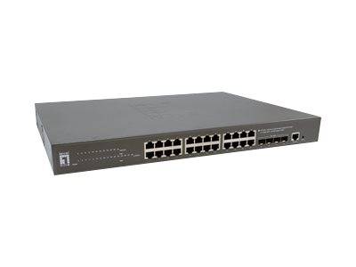 LevelOne GTP-2871 - Switch - L3 Lite - managed - 24 x 10/100/1000 (PoE+)