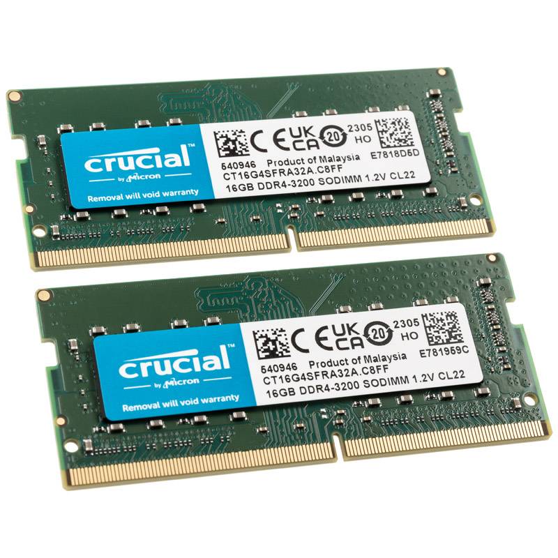 DDR4 32GB Kit 3200MHz CL22 Nicht-ECC SO-DIMM 260-PIN