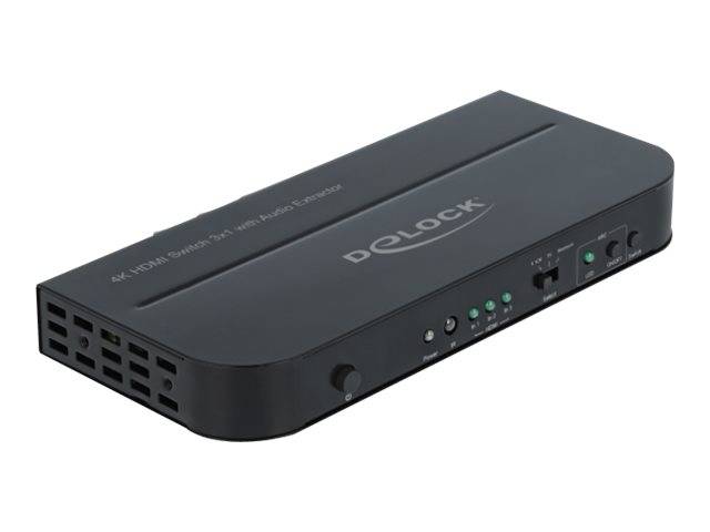 DeLOCK - Video/Audio-Schalter - 3 x HDMI - Desktop