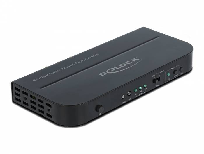 DeLOCK - Video/Audio-Schalter - 3 x HDMI - Desktop