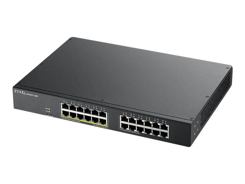 Zyxel GS1900-24EP - Switch - Smart - 24 x 10/100/1000 (12 PoE)