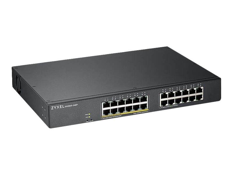Zyxel GS1900-24EP - Switch - Smart - 24 x 10/100/1000 (12 PoE)