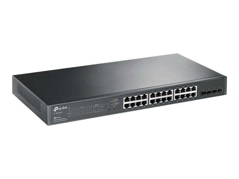TP-LINK TL-SG2428P JetStream TL-SG2428P Netzwerk Switch 24 + 4 Port 10 / 100 / 1000MBit/s PoE-Funktion