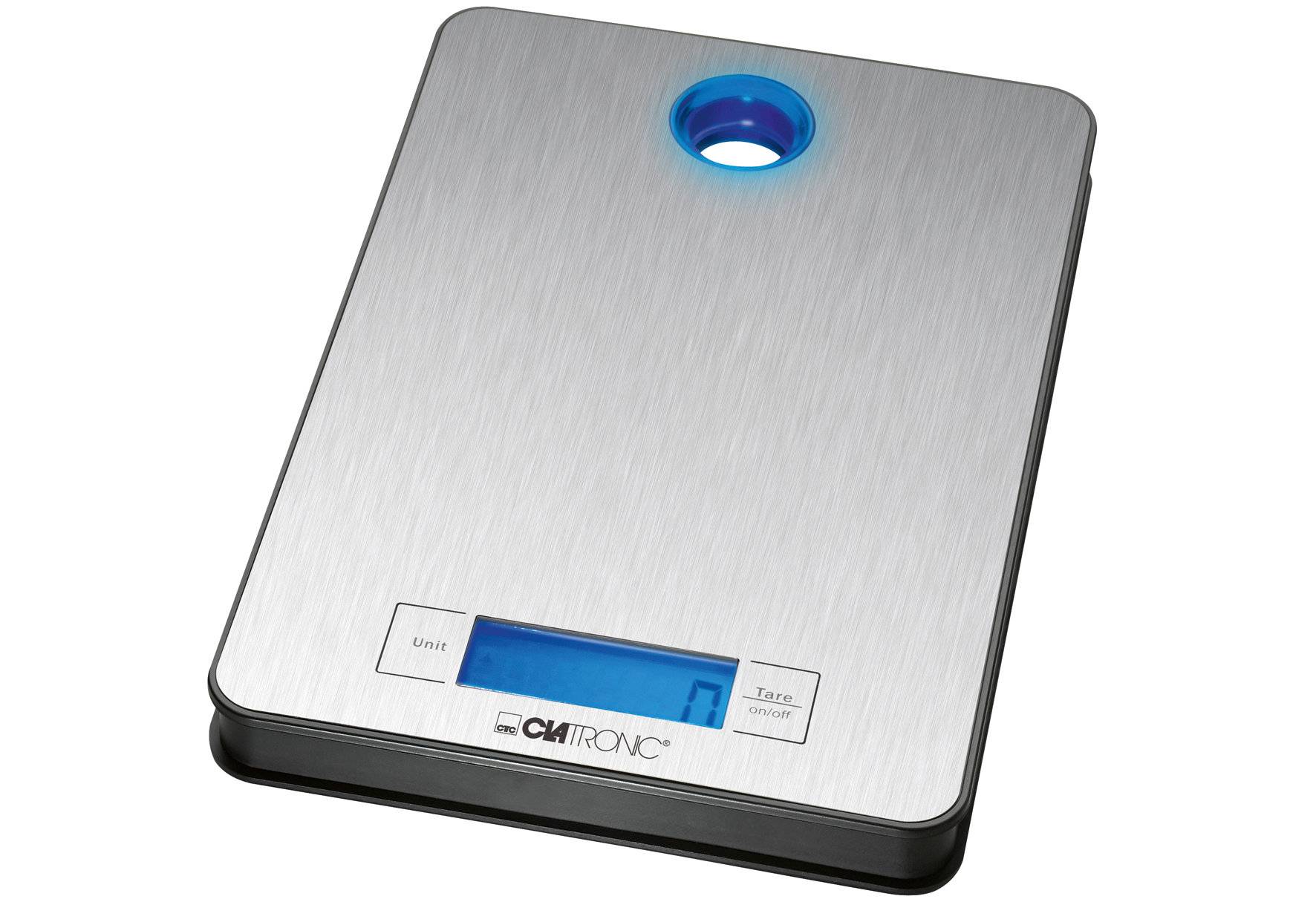 CLATRONIC Küchenwaage KW 3412, Tragkraft, 5 kg, edelstahl (95272709)