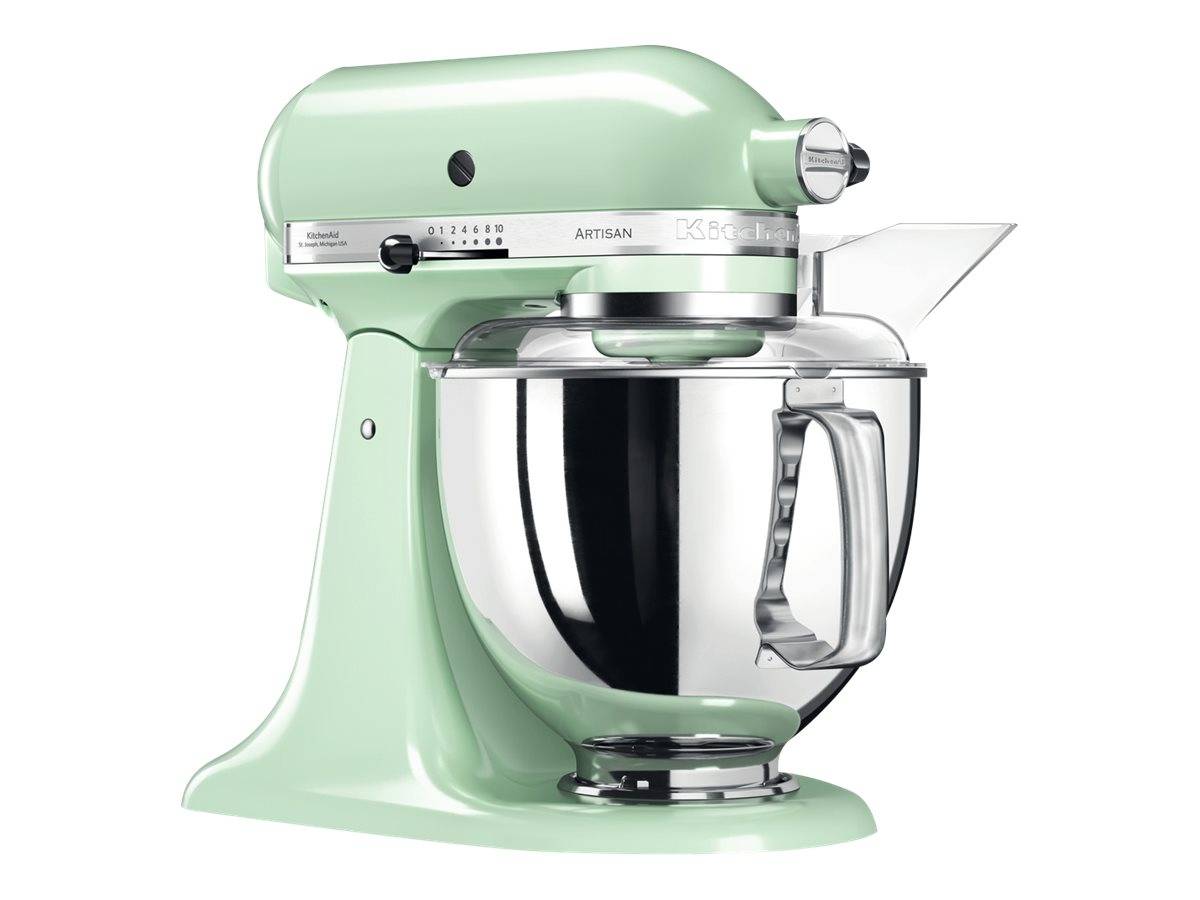 KitchenAid Artisan 5KSM175PSEPT pistazie 4,8 L Kuechenmaschine - Paket Beheizbare Ruehrschuessel, 3 L Schuessel