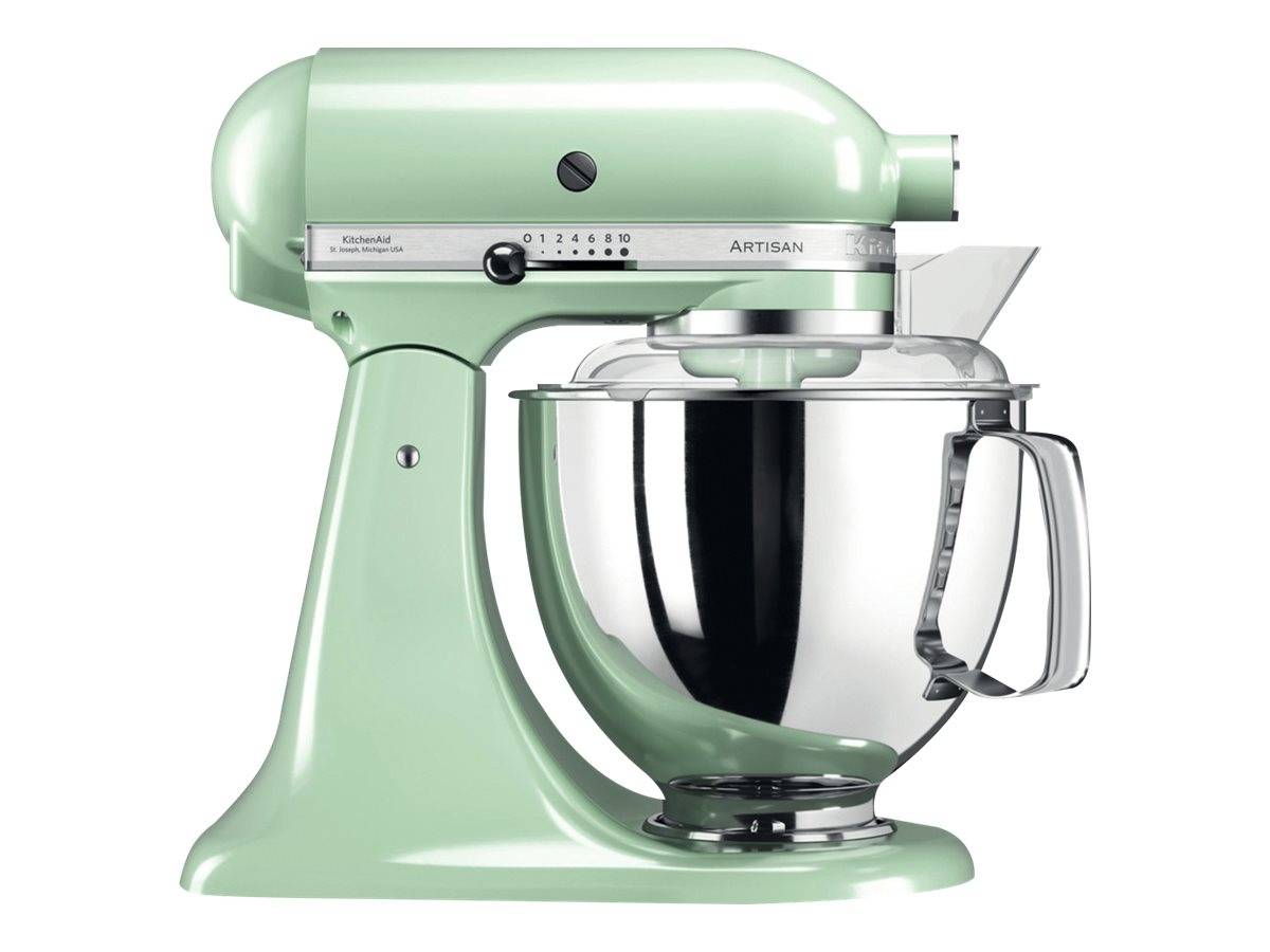 KitchenAid Artisan 5KSM175PSEPT pistazie 4,8 L Kuechenmaschine - Paket Beheizbare Ruehrschuessel, 3 L Schuessel