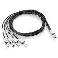 HP CABLE SAS MINI TO 4x1 MINI 2M EXTERN FOR MSL SAS LIBRARY