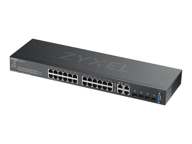 ZyXEL GS2220-28 - Switch - managed - 24 x 10/100/1000 + 4 x Kombi-Gigabit-SFP