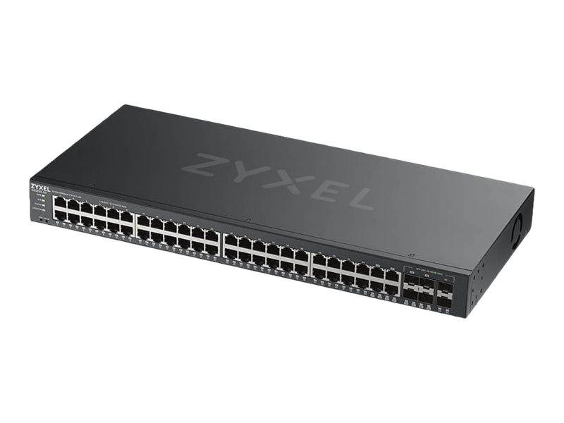 Zyxel GS2220-50 - Switch - managed - 44 x 10/100/1000 + 4 x Kombi-Gigabit-SFP + 2 x Gigabit SFP