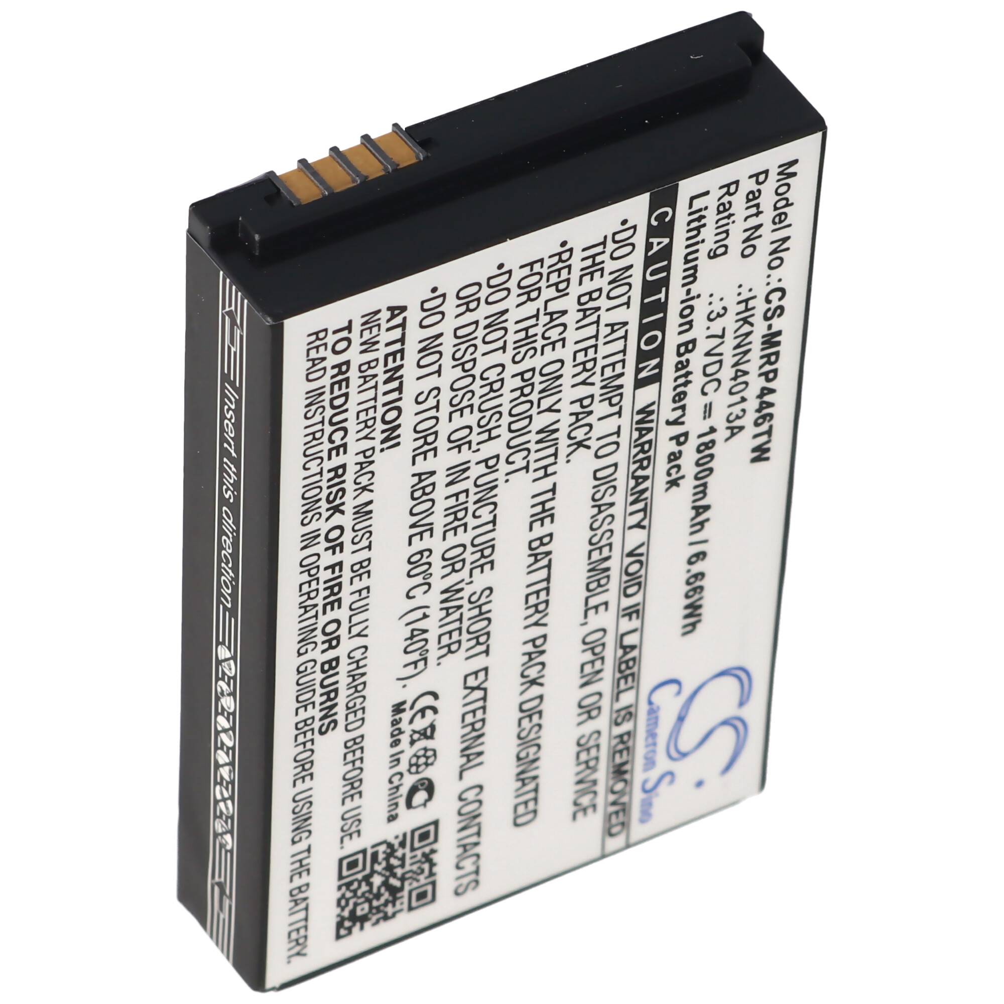 Akku passend für Motorola Funkgerät CLP1010, CLP1060, SL7550, ersetzt BT90, HKLN4440B, HKNN4013A, SNN5826A, Li-Ion 3,7V