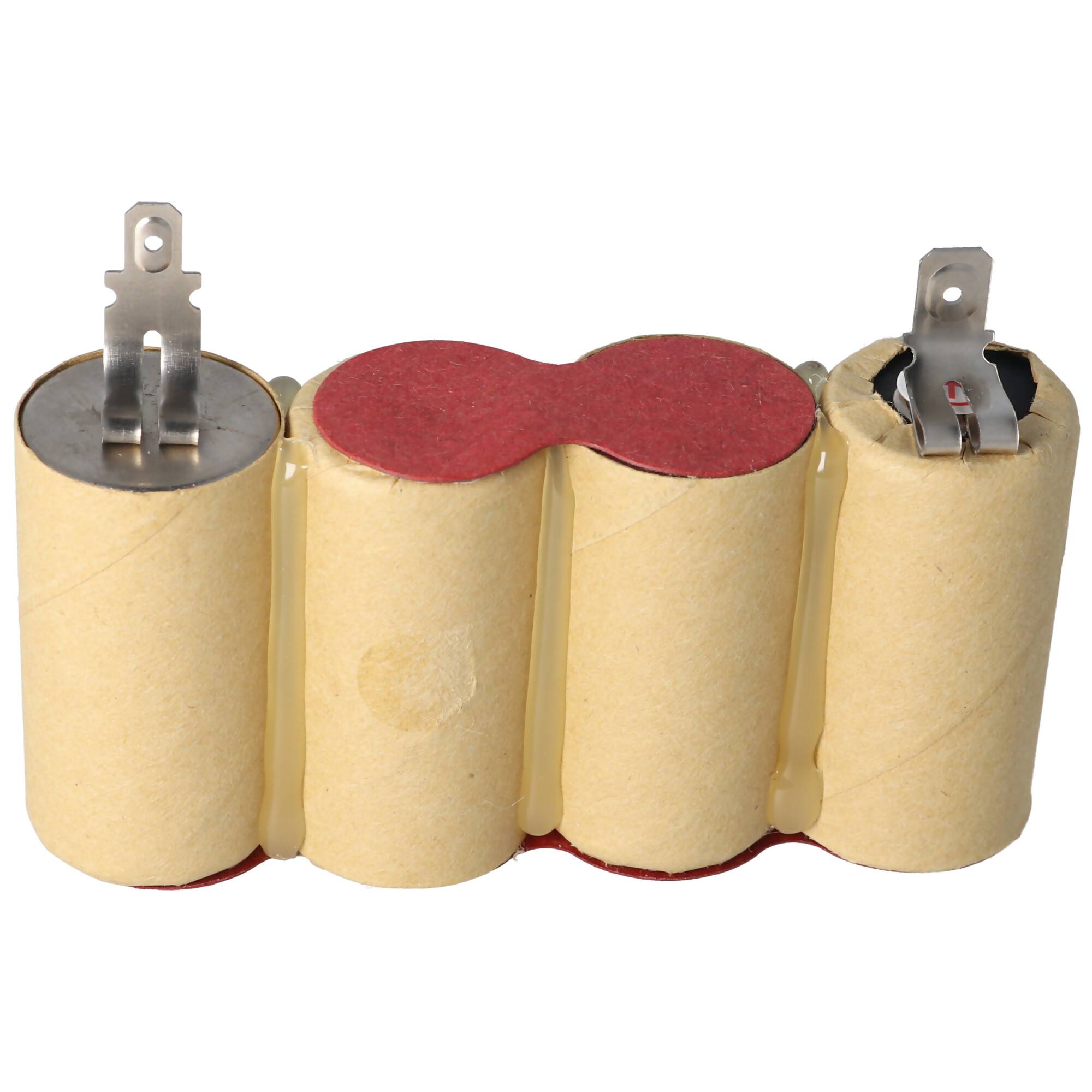 NiMH-Akku 2000mAh 4.8V für elektrische Kehrbesen z.B. Kärcher ABS-K55, K50, K85, BF9900 zum selber einlöten