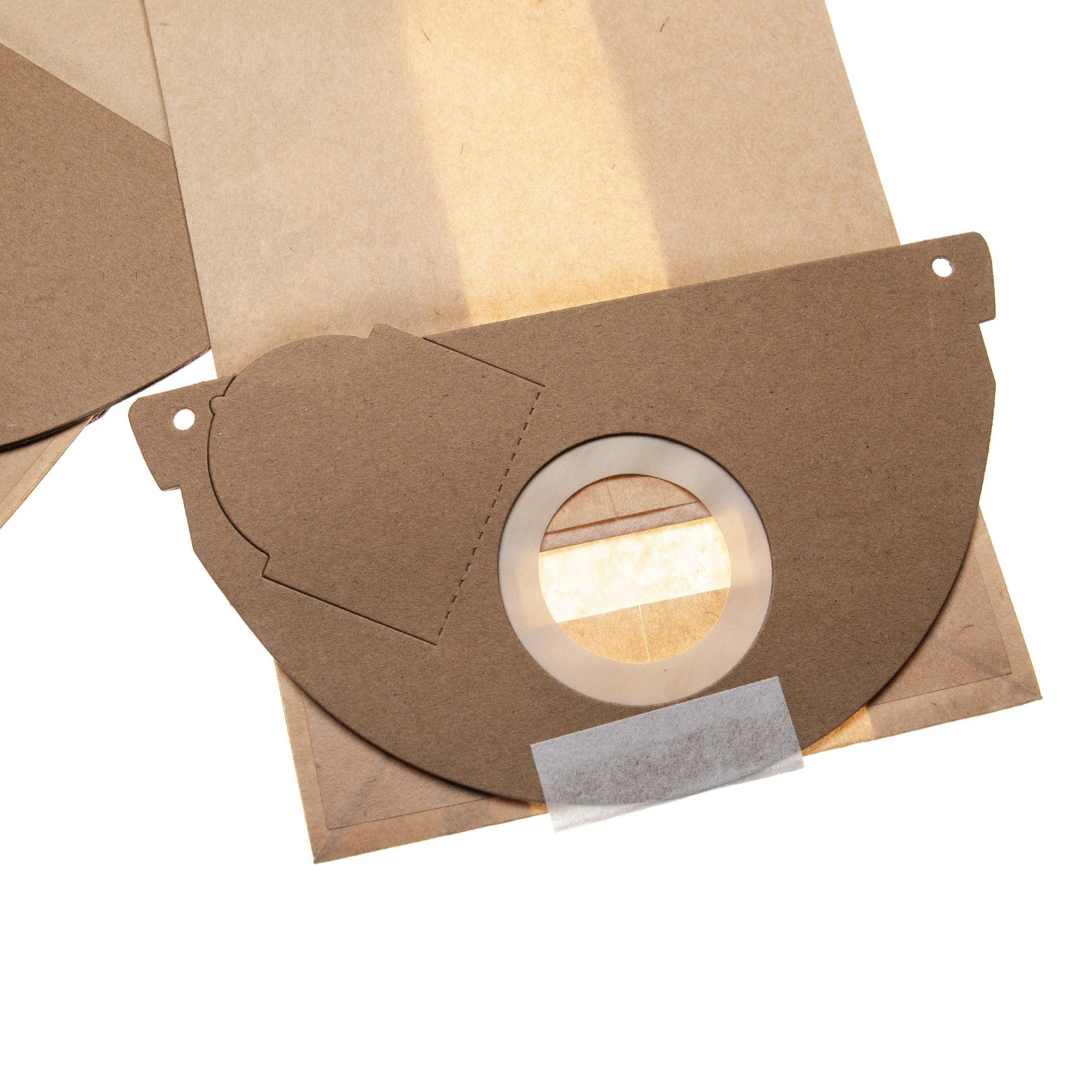 5x Staubsaugerbeutel Papier wie 6.904-167.0 für Kärcher 2101 u.a.