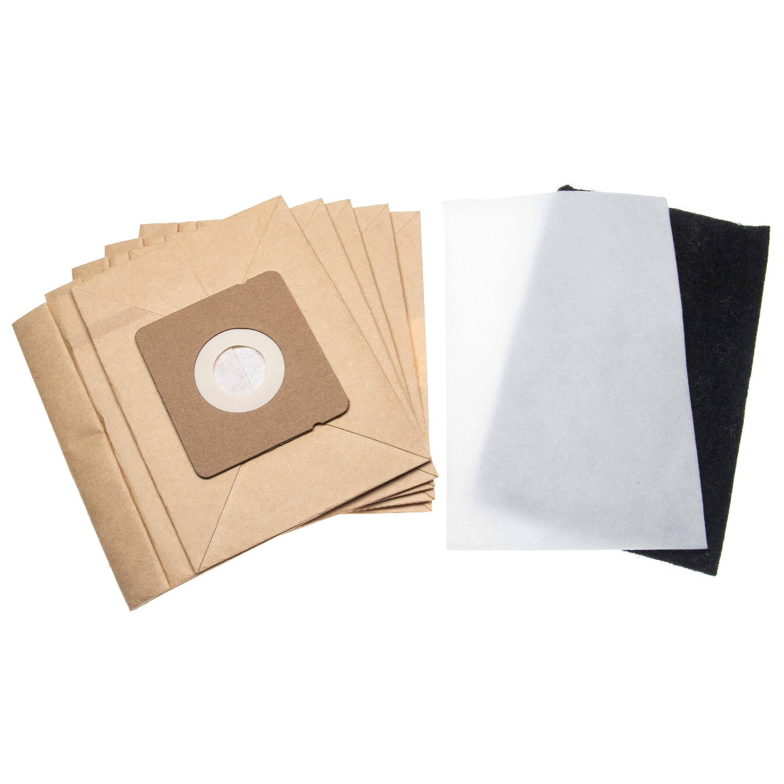 5x Staubsaugerbeutel Papier + 1x Mikrofilter wie Rowenta ZR003901