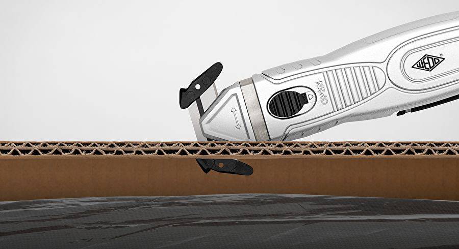 Sicherheitsmesser Folienschneider für Folie, Kartons, Umreifungen etc., ideal für alle gängigen Schneidematerialien