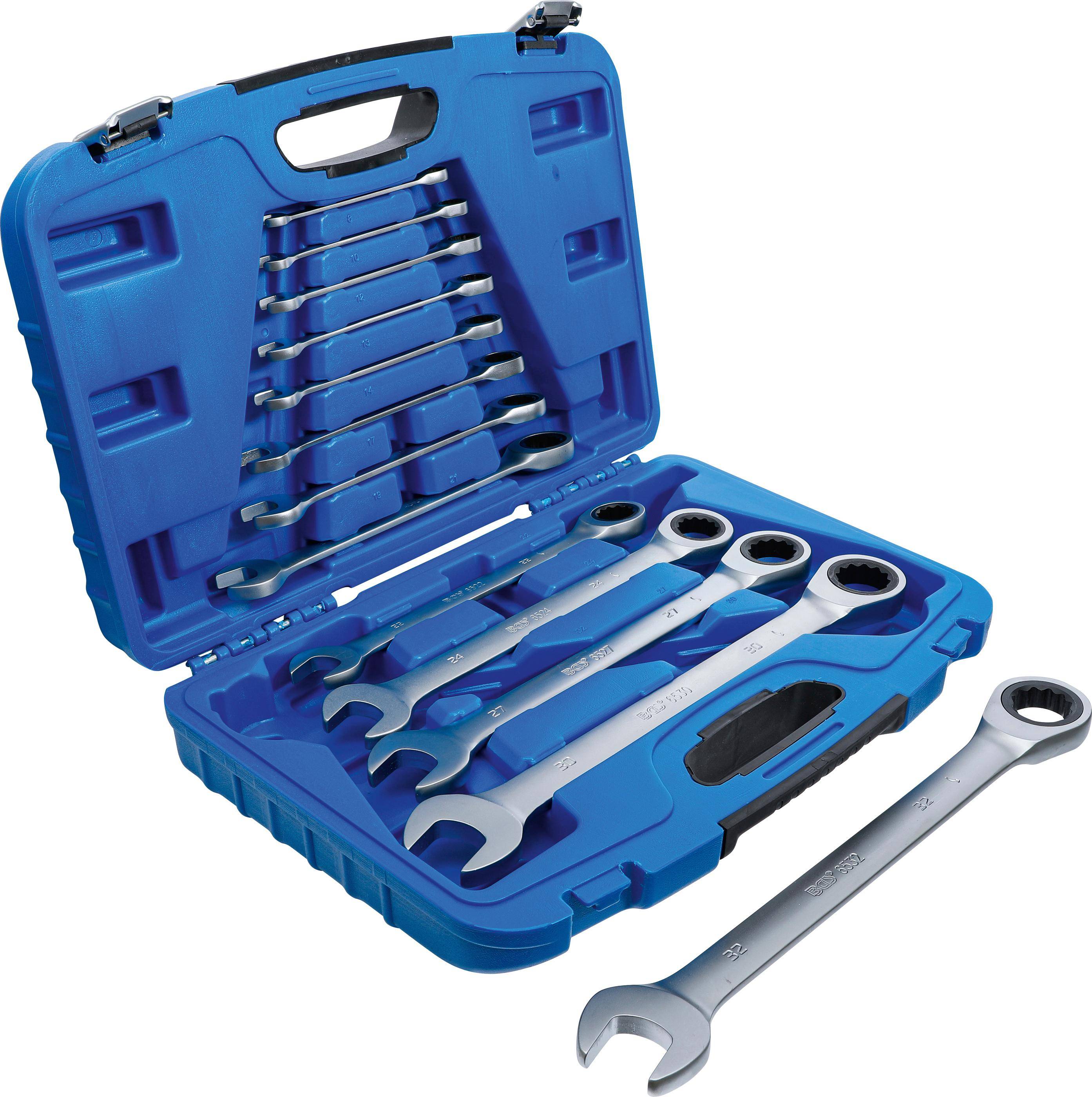 BGS Ratschenring-Maulschlssel-Satz | SW 8 - 32 mm | 13-tlg.