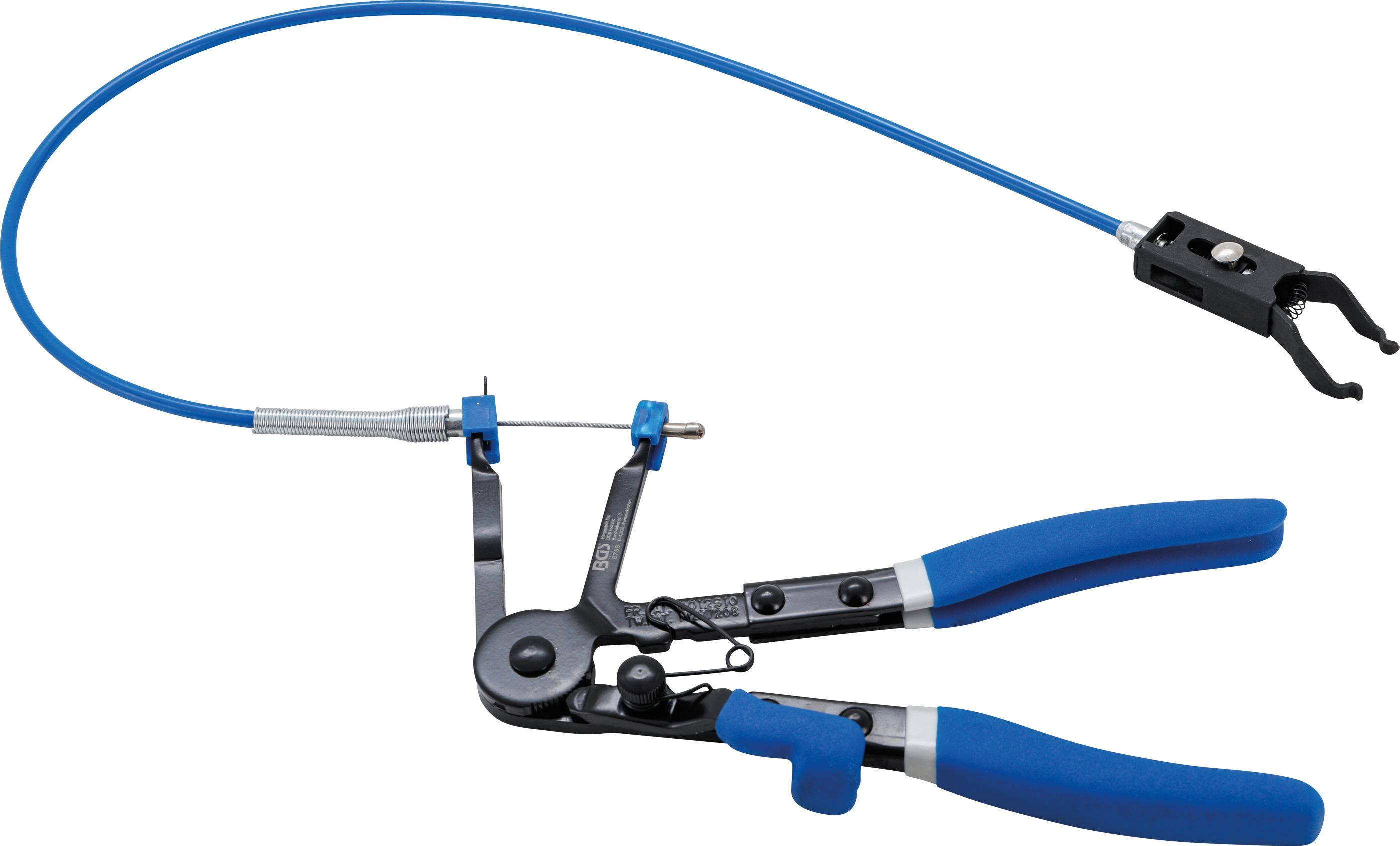 BGS technic Kraftstoffleitungs-Zange | mit Bowdenzug | 650 mm