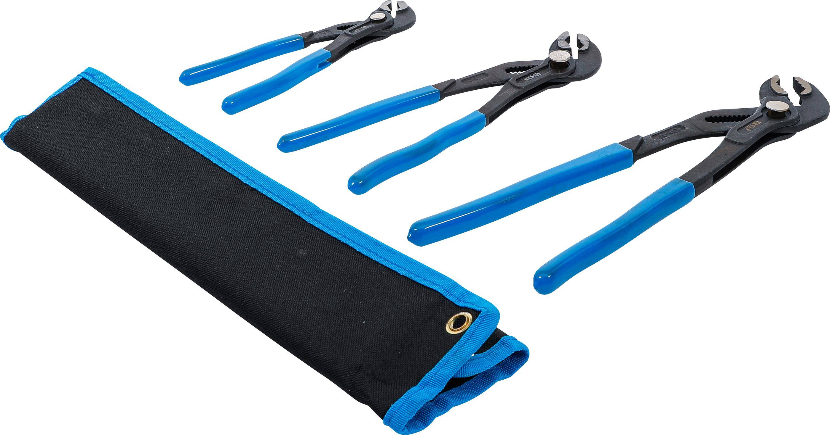 BGS Wasserpumpenzangen-Satz | arretierbar | 175 / 240 / 300 mm |