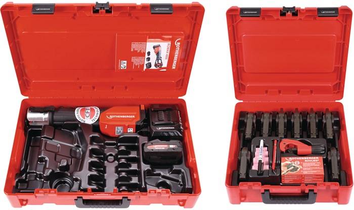 Akkupressmaschine ROMAX 4000 MaxiPro 1/4-1.1/8 Zoll ROTHENBERGER