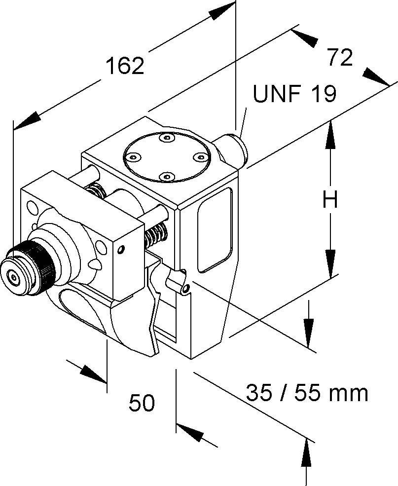 Niedax Ausklinkwerkzeug W-ALS 50X35