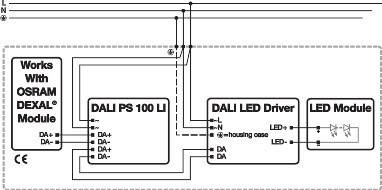 OSRAM BETRIEBSGERÄTE DALI-Betriebsgerät DALI PS 100 LI