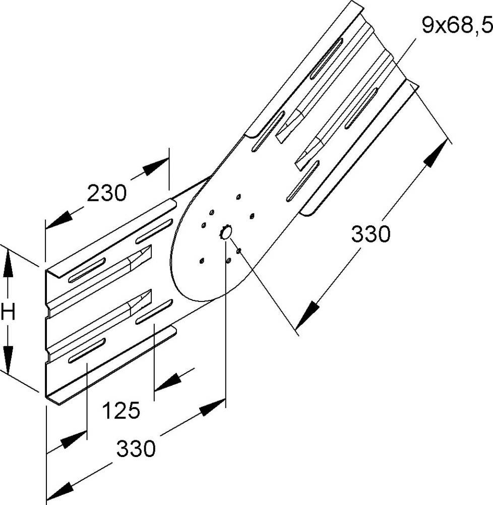 Niedax Gelenkverbinder vertikal WSGVSN 200 F