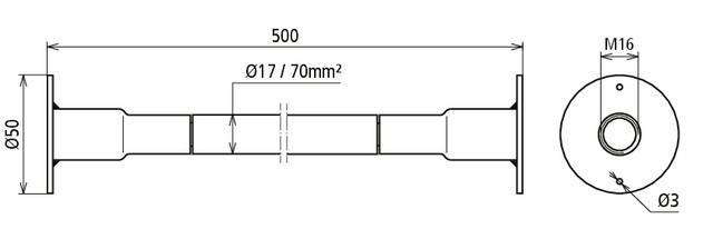DEHN Kupfer-Kabel-Erdungsbrücke DBEB6FLEX/EBS150319