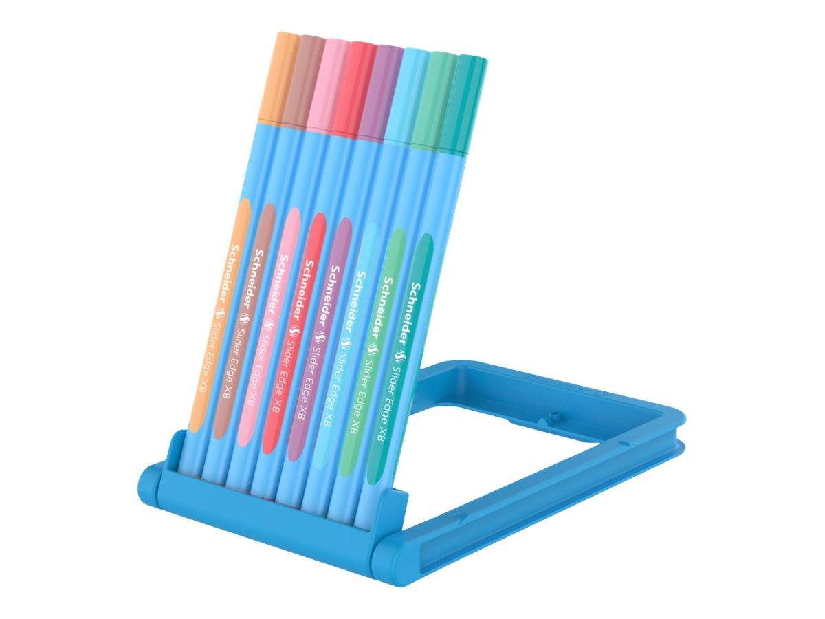 Schneider Schreibgeräte Schneider Slider Edge - Kugelschreiber - gemischte Farben - extrabreit (Packung mit 8)
