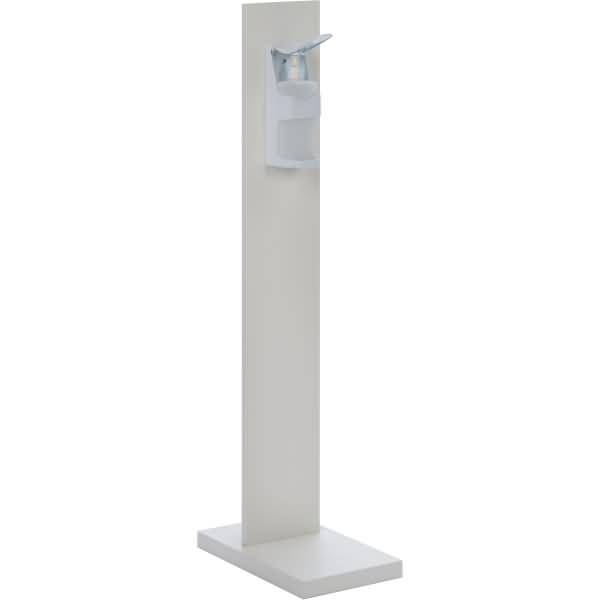 Desinfektionsspender Wood Indoor 2 beschichtetes Holz weiß