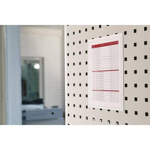 Magnettasche A4 225x310mm weiß