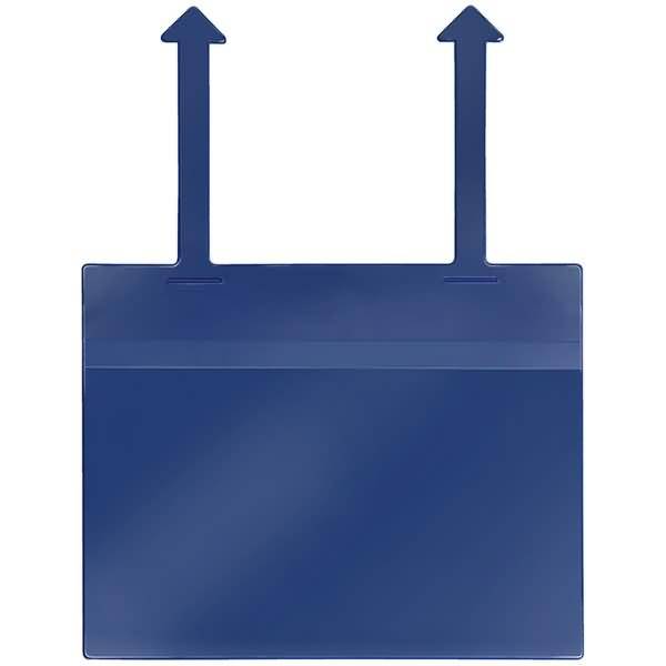 Gitterboxtasche mit Laschen A5 225x200mm + 12 cm Laschen blau